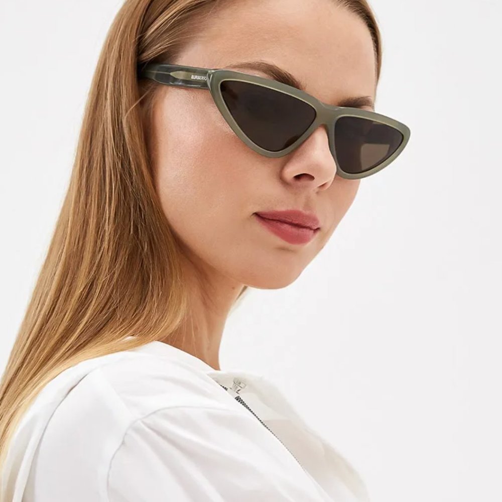 Burberry Opal Army Green 65mm Sunglasses - Picture 5 of 6